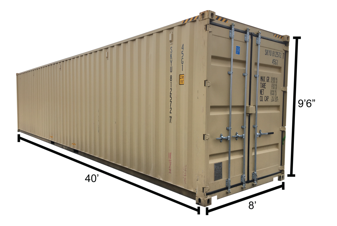 40 High Cube Shipping Container