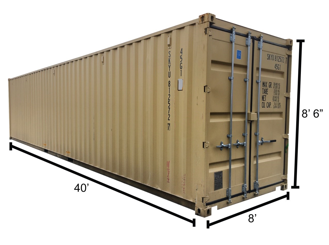 40 ft. Standard Shipping Container